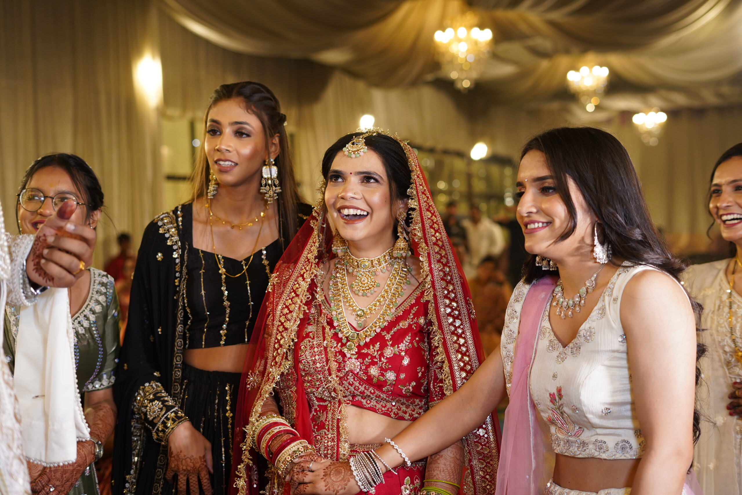 Wedding ritual candid moment captured by Anjali Films
